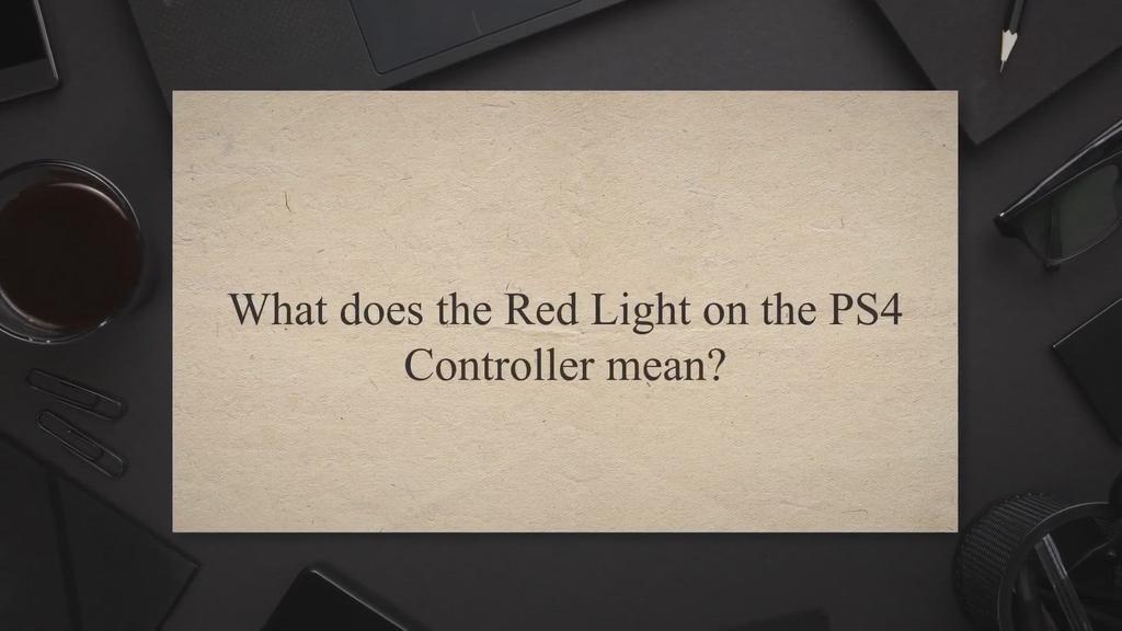 'Video thumbnail for Why Your PS4 Controller Light Is Red? [Solved]'