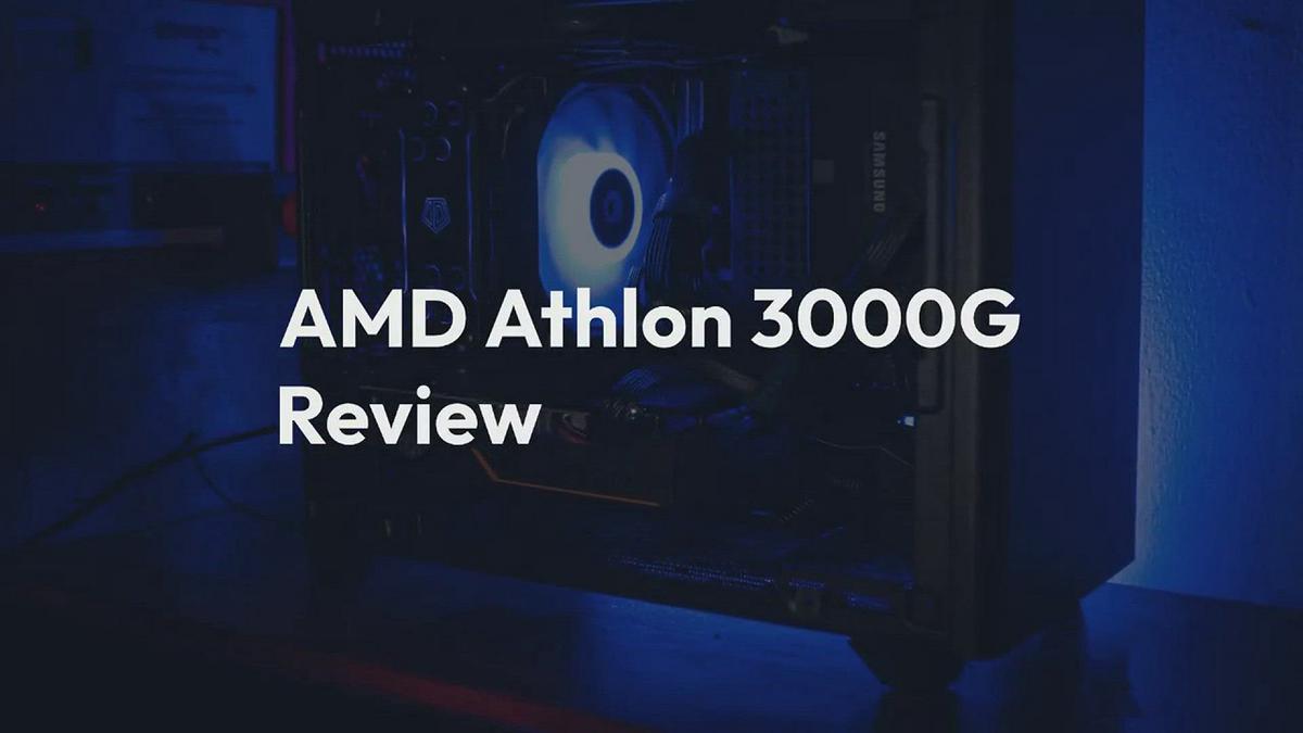 'Video thumbnail for AMD Athlon 3000G Review '
