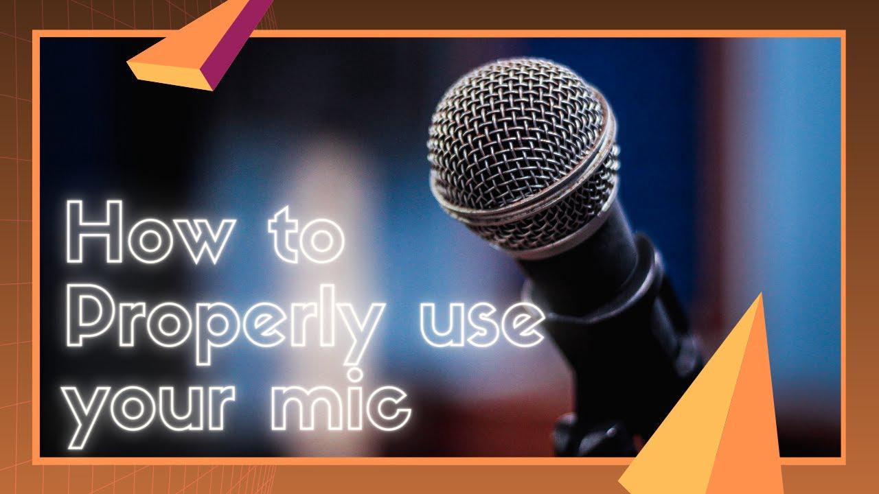 'Video thumbnail for How to get the most out of your microphone #shorts'