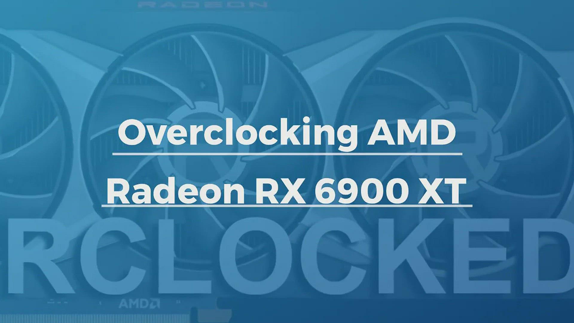 'Video thumbnail for Overclocking AMD Radeon RX 6900 XT Mining'