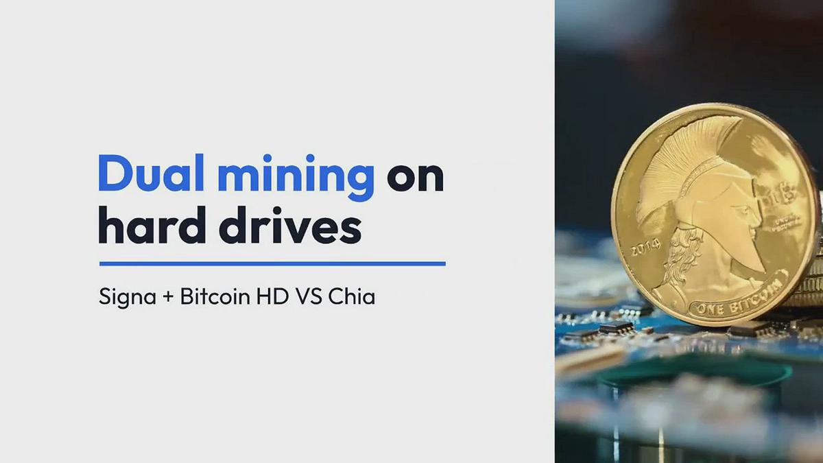 'Video thumbnail for BHD mining on HDD and SSD'