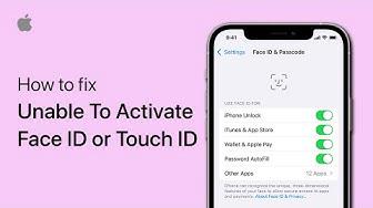 'Video thumbnail for Unable To Activate Touch ID or Face ID on This iPhone Error Fix'