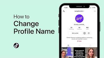 'Video thumbnail for How To Easily Change Profile Name on TikTok'