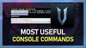'Video thumbnail for Most Useful Console Commands in V Rising'