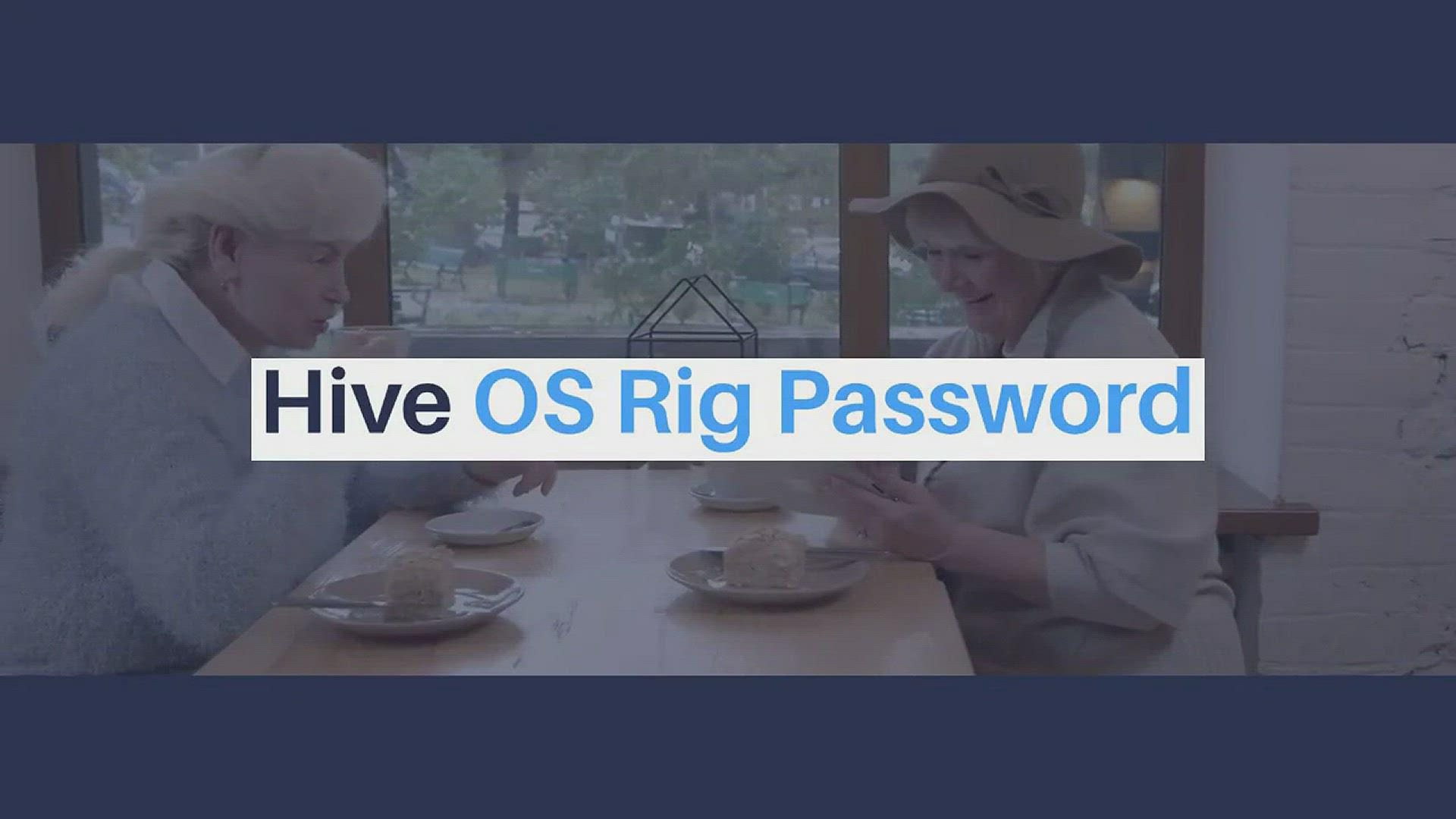 'Video thumbnail for Hive OS Rig Password Security'