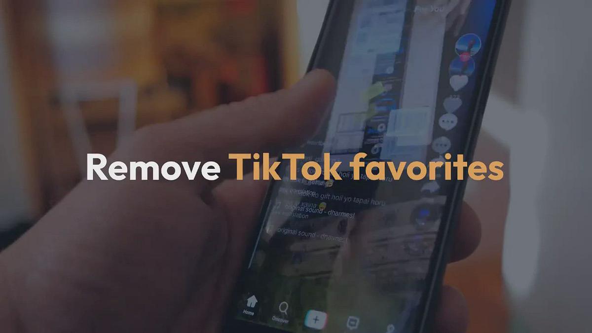 'Video thumbnail for How To Remove TikTok favorites '