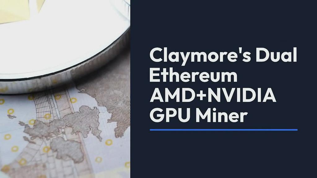 'Video thumbnail for Claymores Dual Ethereum AMD NVIDIA GPU Miner'